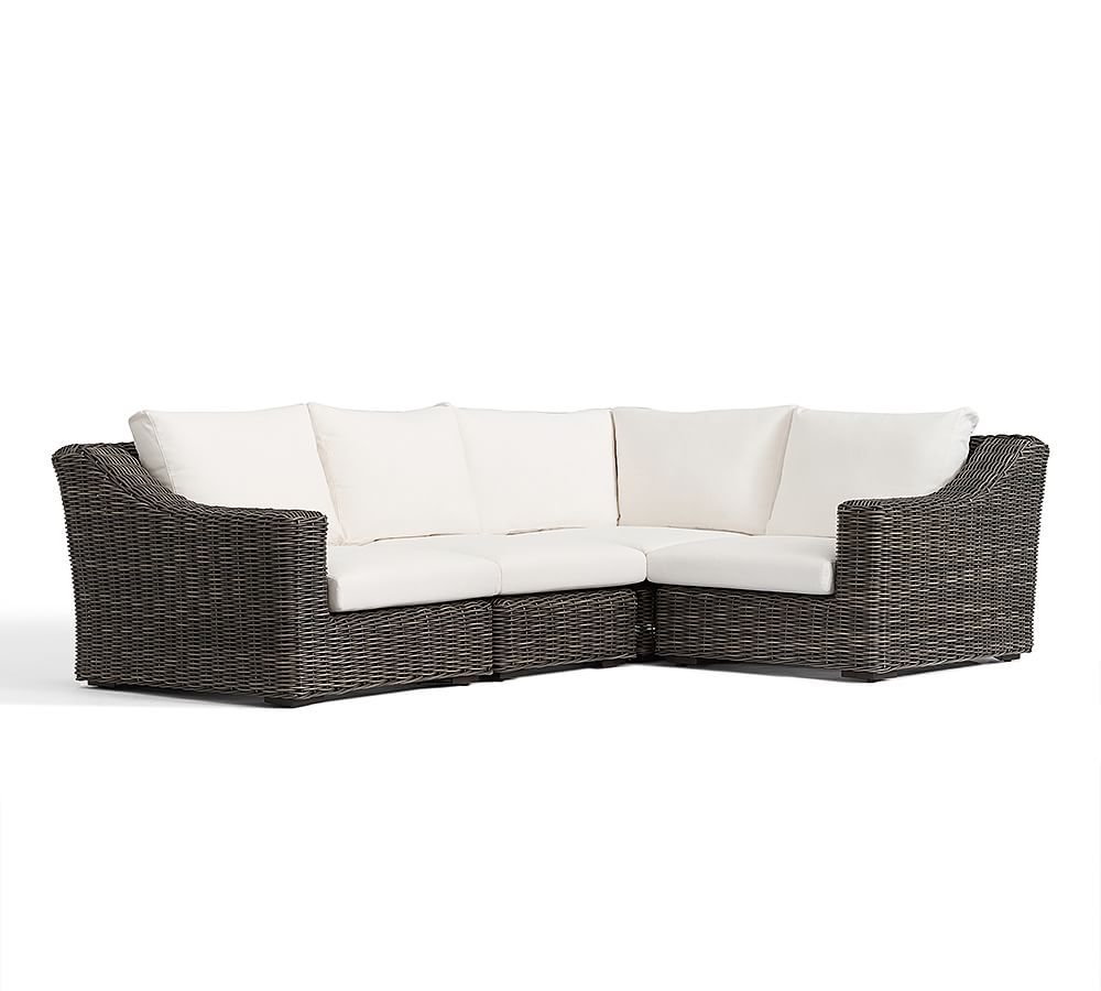 Monterey AllWeather Wicker Outdoor Sectional Pottery Barn