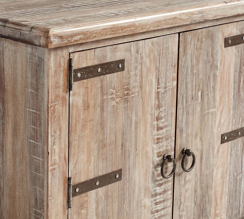 Kaplan Reclaimed Wood Media Console Pottery Barn