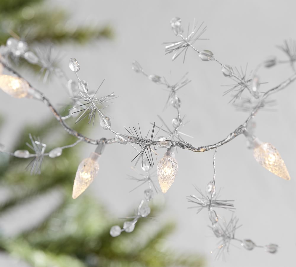 Crystal String Lights Pottery Barn