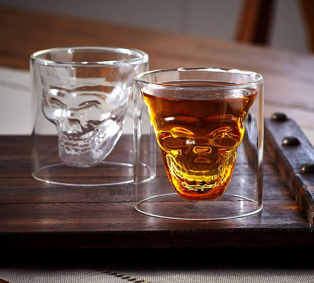 Skull Shot Glass | Pottery Barn