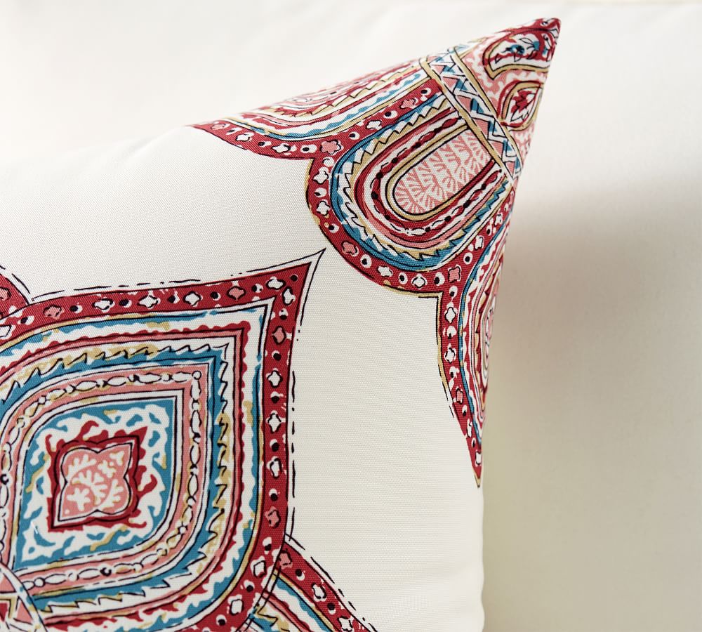 Wilder Medallion Outdoor Throw Pillow Pottery Barn