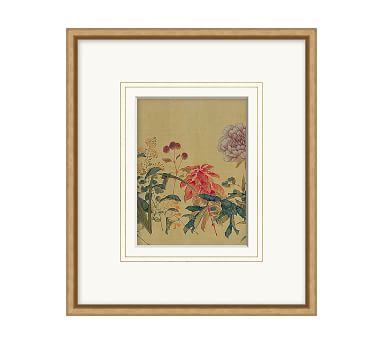 Edo Flowers Botanical Prints | Framed Wall Art | Pottery Barn
