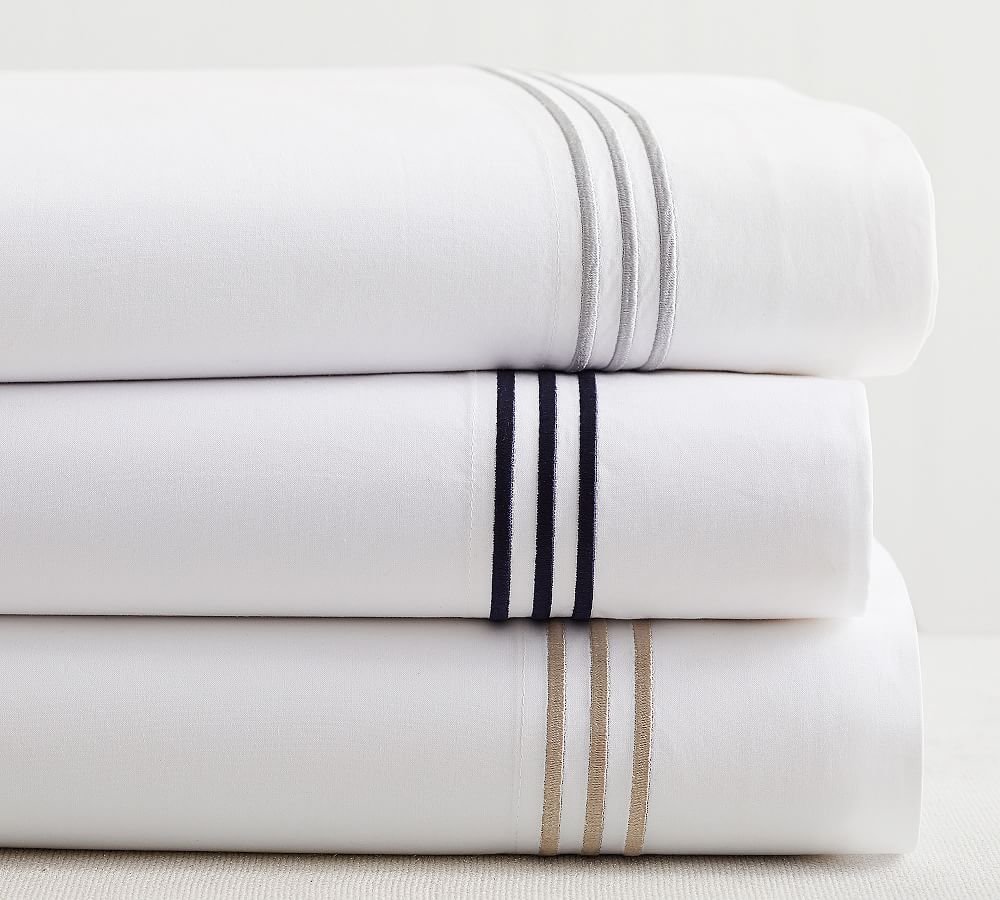 Grand Organic Percale Pillowcases Set of 2 Pottery Barn