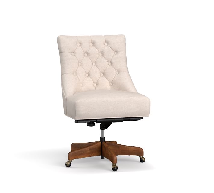 Everett Upholstered Swivel Desk Chair