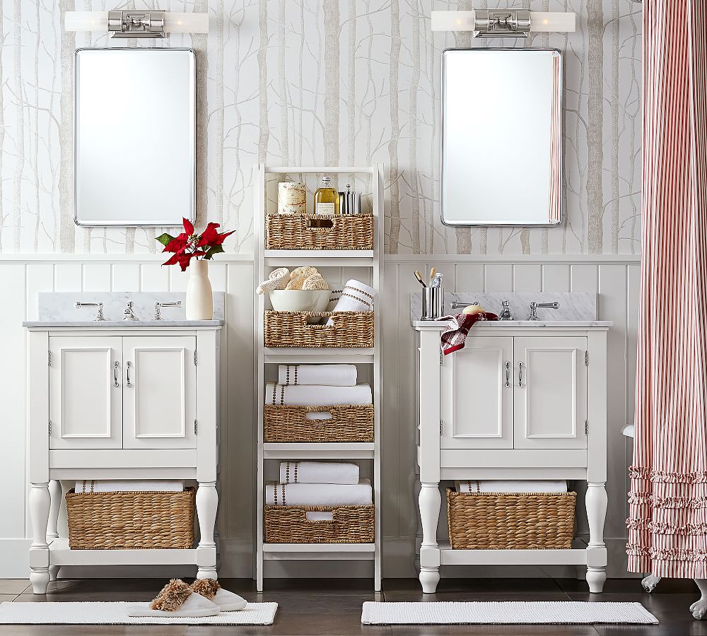 Vintage Rounded Rectangular Mirror | Pottery Barn