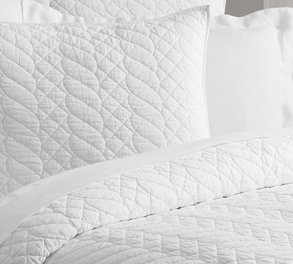 Brie Quilt & Sham Pottery Barn
