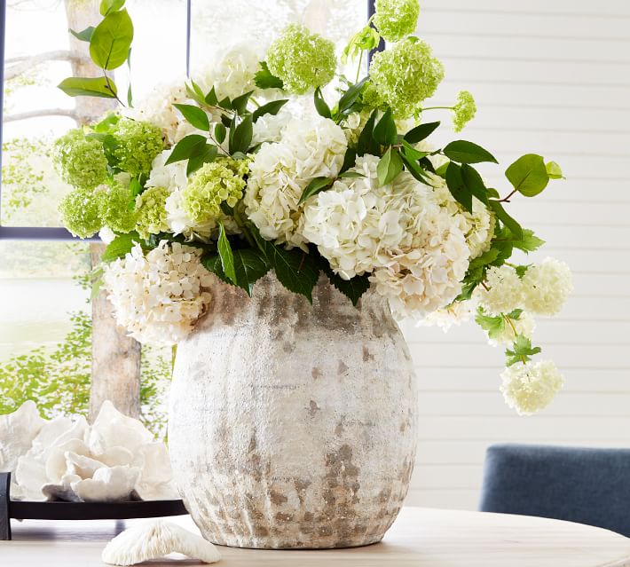 pottery barn flower vase