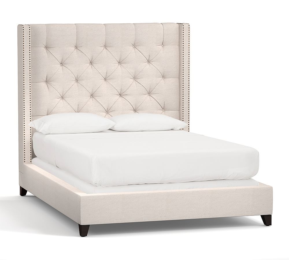 Harper Tufted Upholstered Bed | Pottery Barn