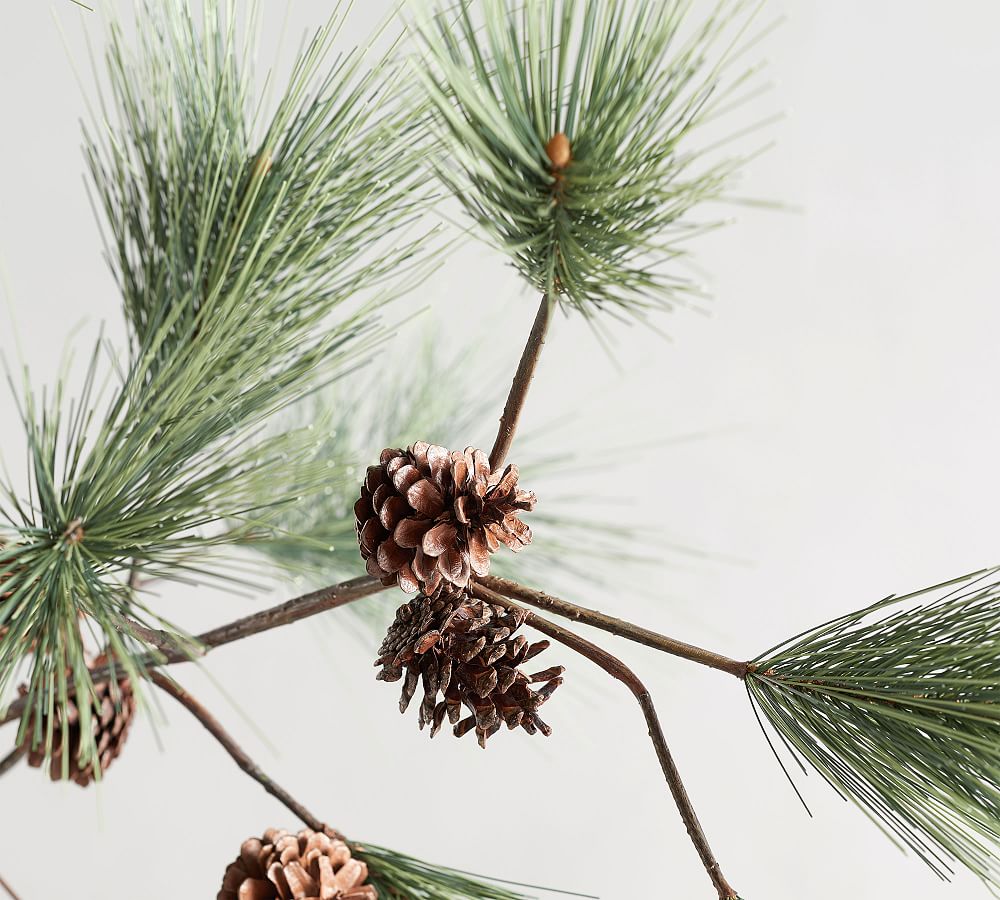 Faux Needle Nose Pine Branch, Artificial Flowers