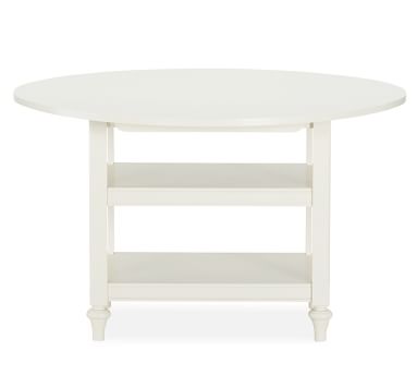 Shayne Round Drop Leaf Kitchen Table | Pottery Barn