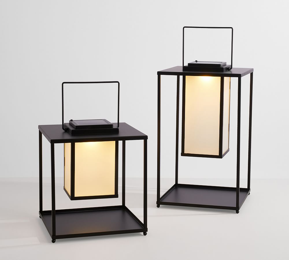 Solar Powered Outdoor Lanterns Pottery Barn