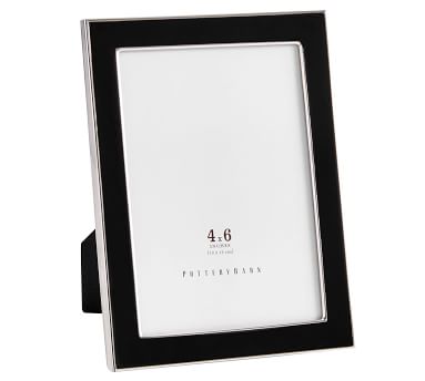 Black Enamel Picture Frame | Pottery Barn