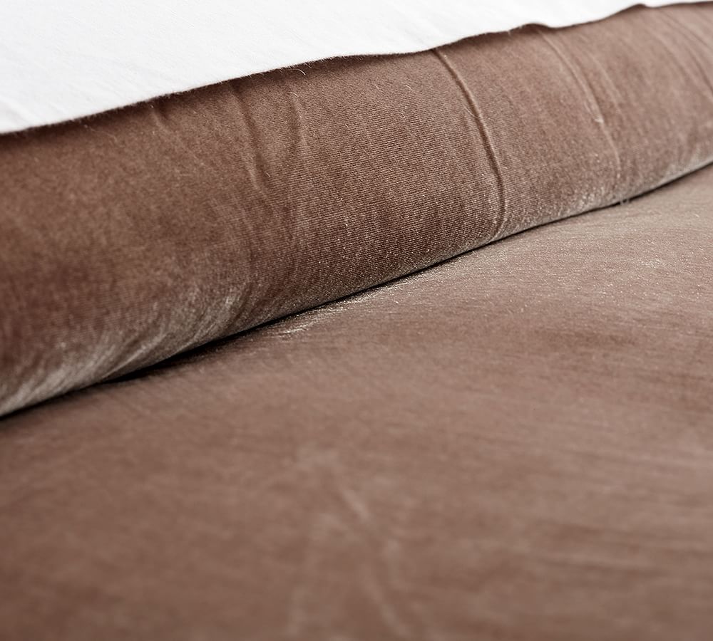 Gigi Velvet Patterned Duvet Cover & Sham Pottery Barn