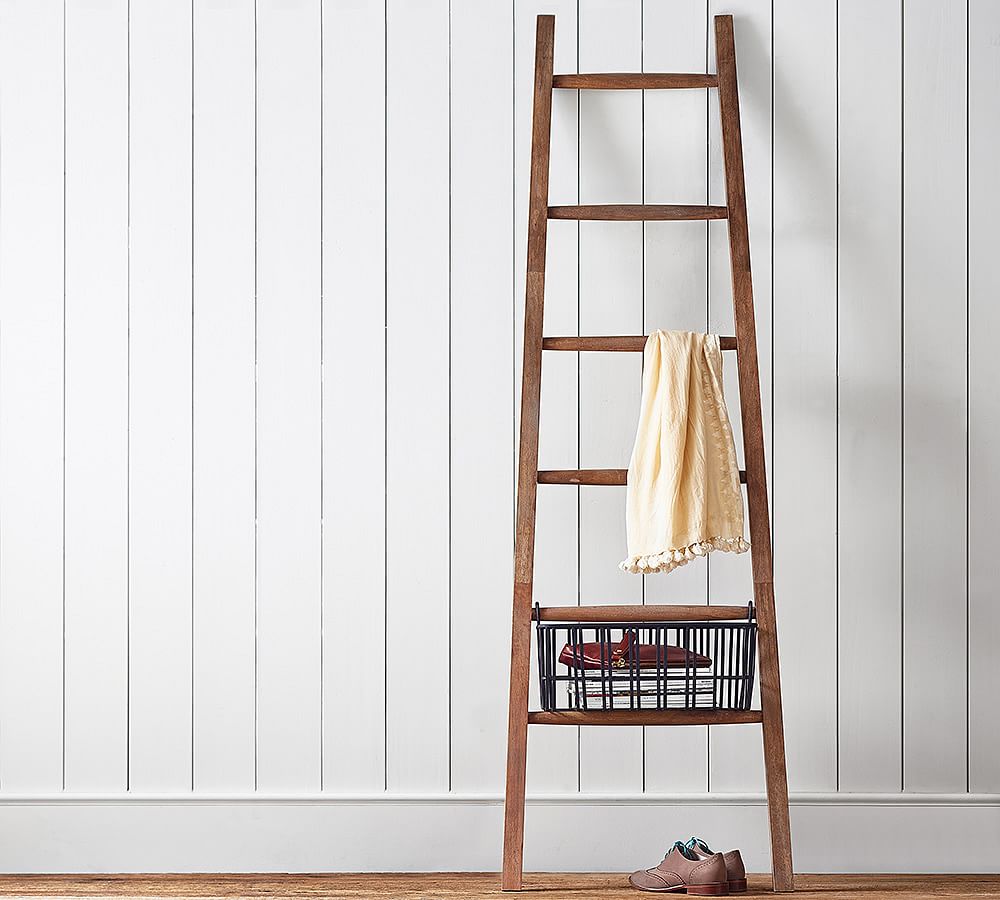 Lucy Mango Wood Shoe Rack with Bench