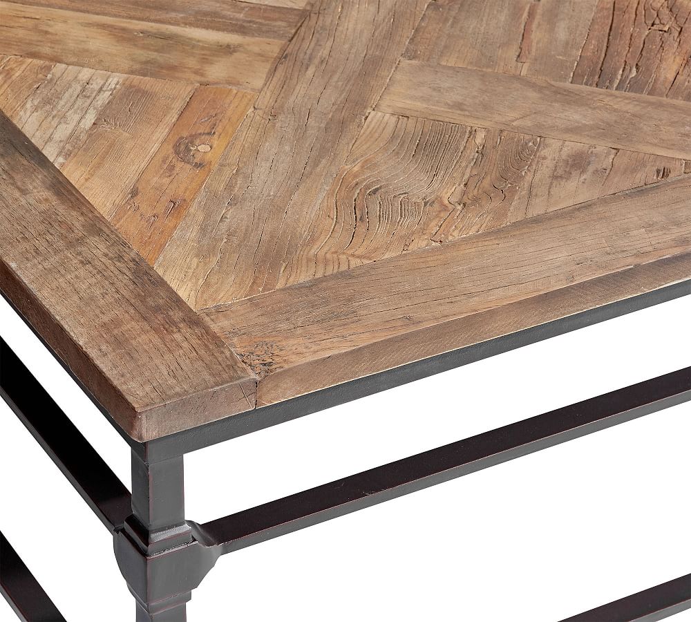 Parquet Square Reclaimed Wood Coffee Table
