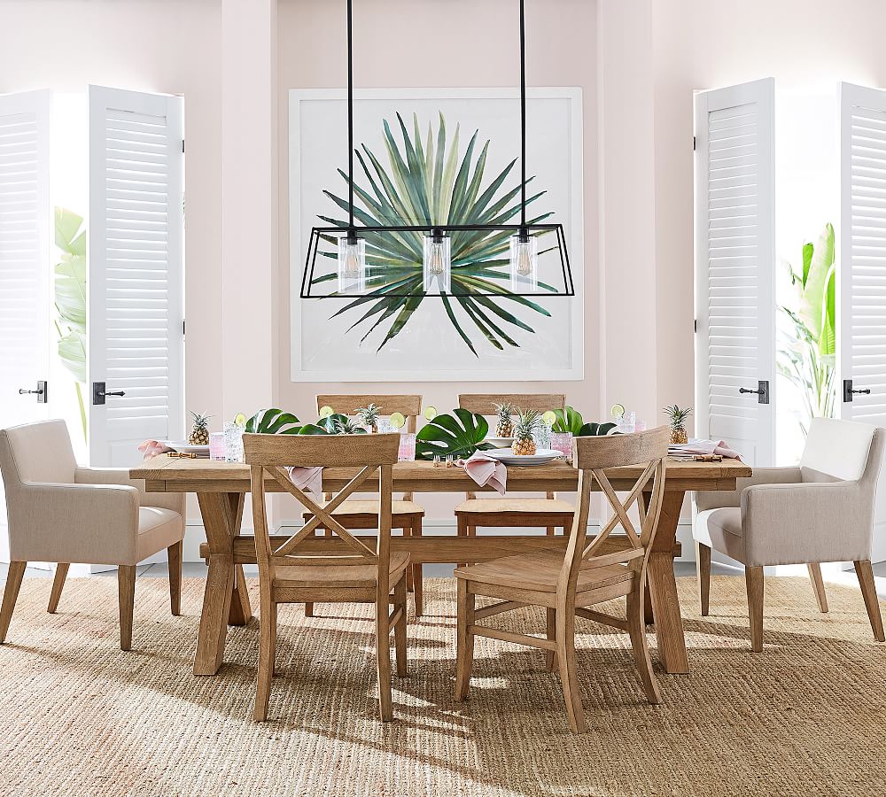 Classic Upholstered Dining Armchair Pottery Barn