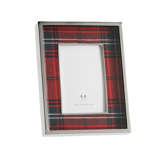 Lynbrook Plaid Picture Frames Pottery Barn