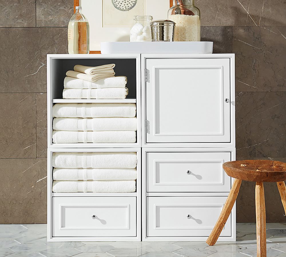 Pottery barn on sale bathroom storage