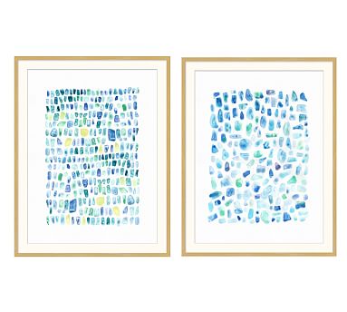 Sea Glass Pieces Art Print by West Sheridan