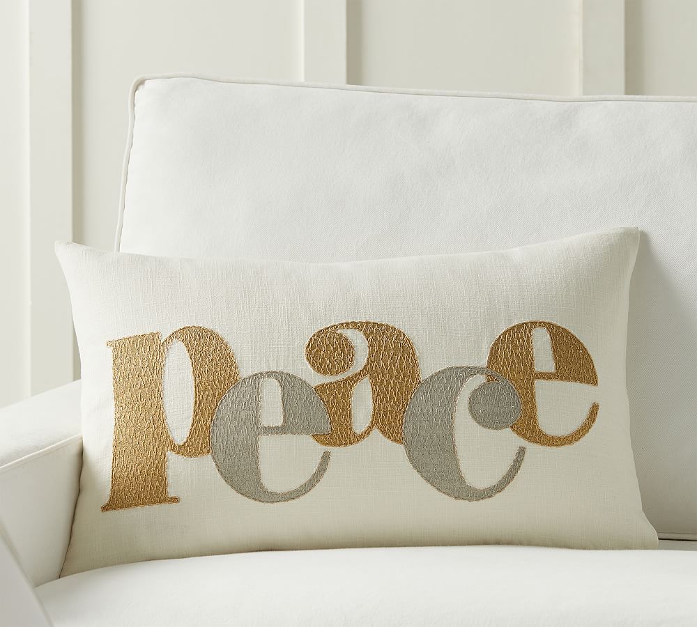 Winter Peace Lumbar Pillow Cover