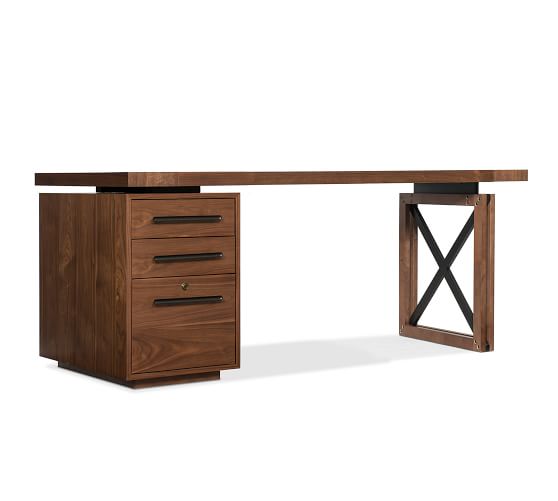 Daniel Single Cabinet Writing Desk | Pottery Barn