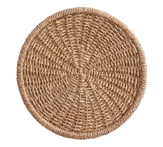 Handwoven Seagrass Charger Plate | Pottery Barn