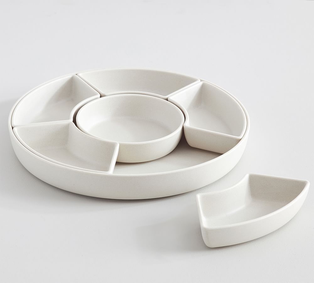 Mason Modern Melamine Multi-Sectioned Serving Platter