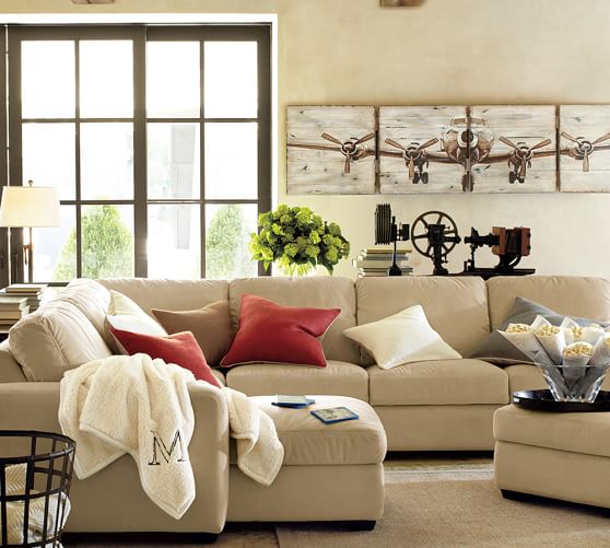 Planked Fir Airplane Panel Wall Art Pottery Barn