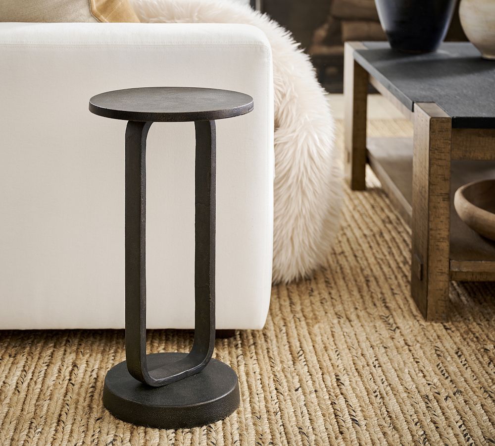 Ace Round Metal Accent Table