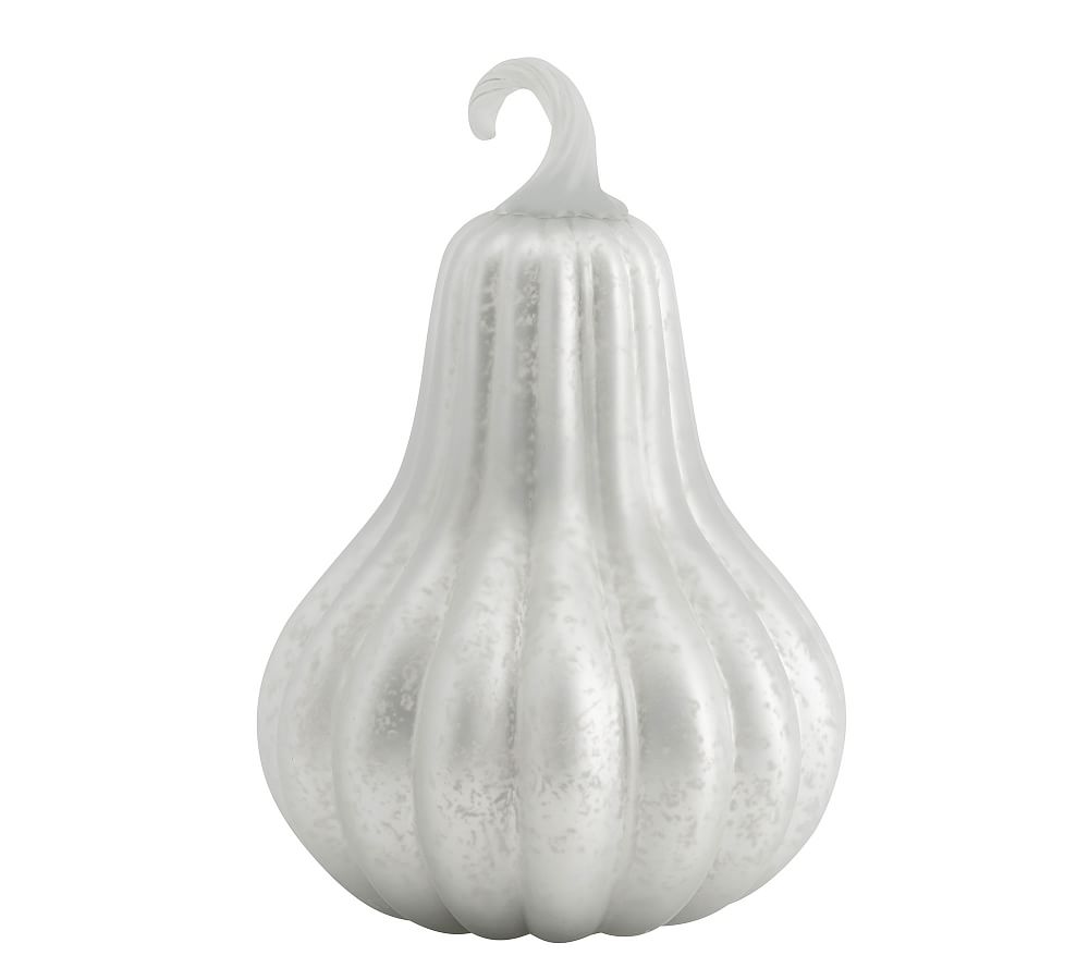 Frosted Mercury Pumpkins Decorative Objects Pottery Barn