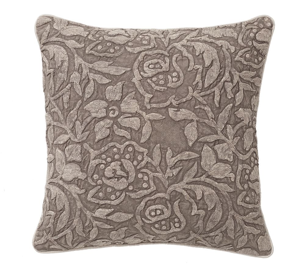 Kate Embroidered Decorative Pillow Cover