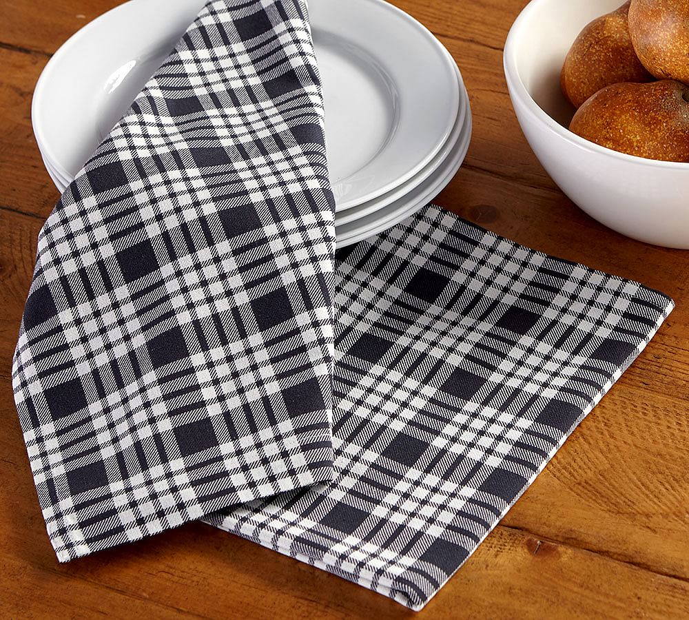 Fall Plaid Organic Cotton Dish Towel + Reviews