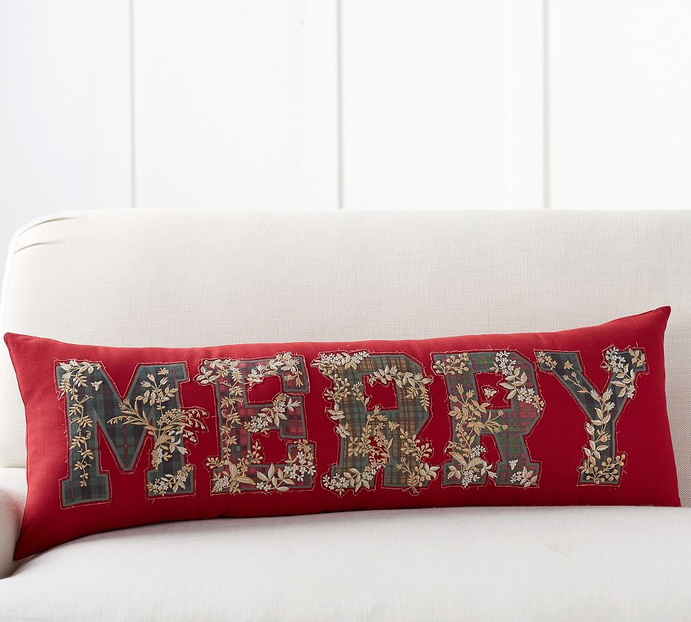 Pottery barn merry outlet pillow