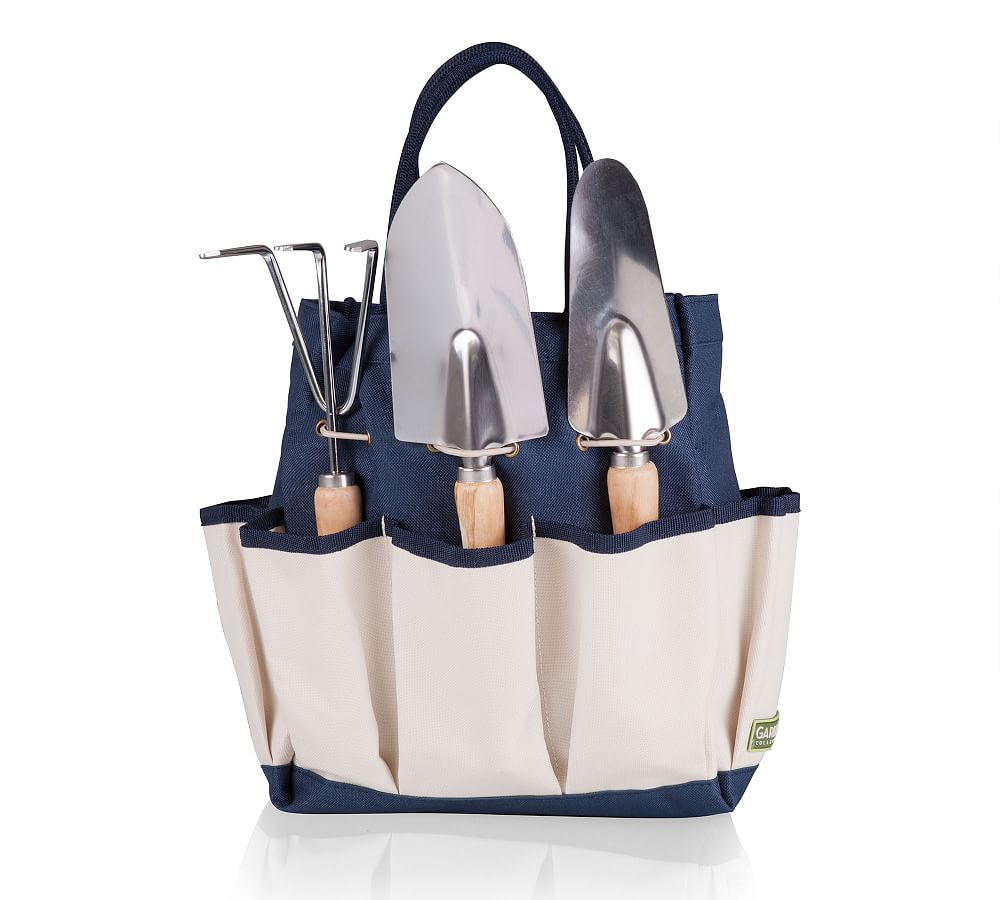 Pottery Barn Garden Tote with Tools