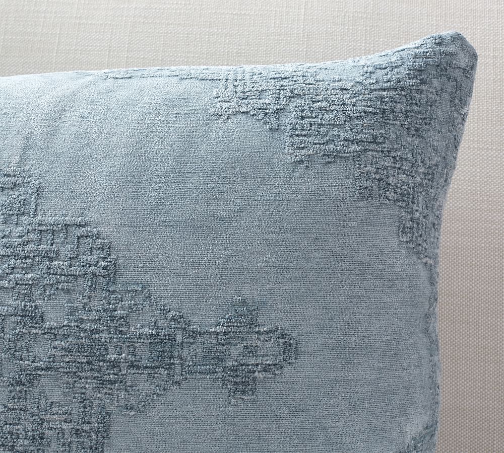Maddie Textured Lumbar Pillow Cover Pottery Barn