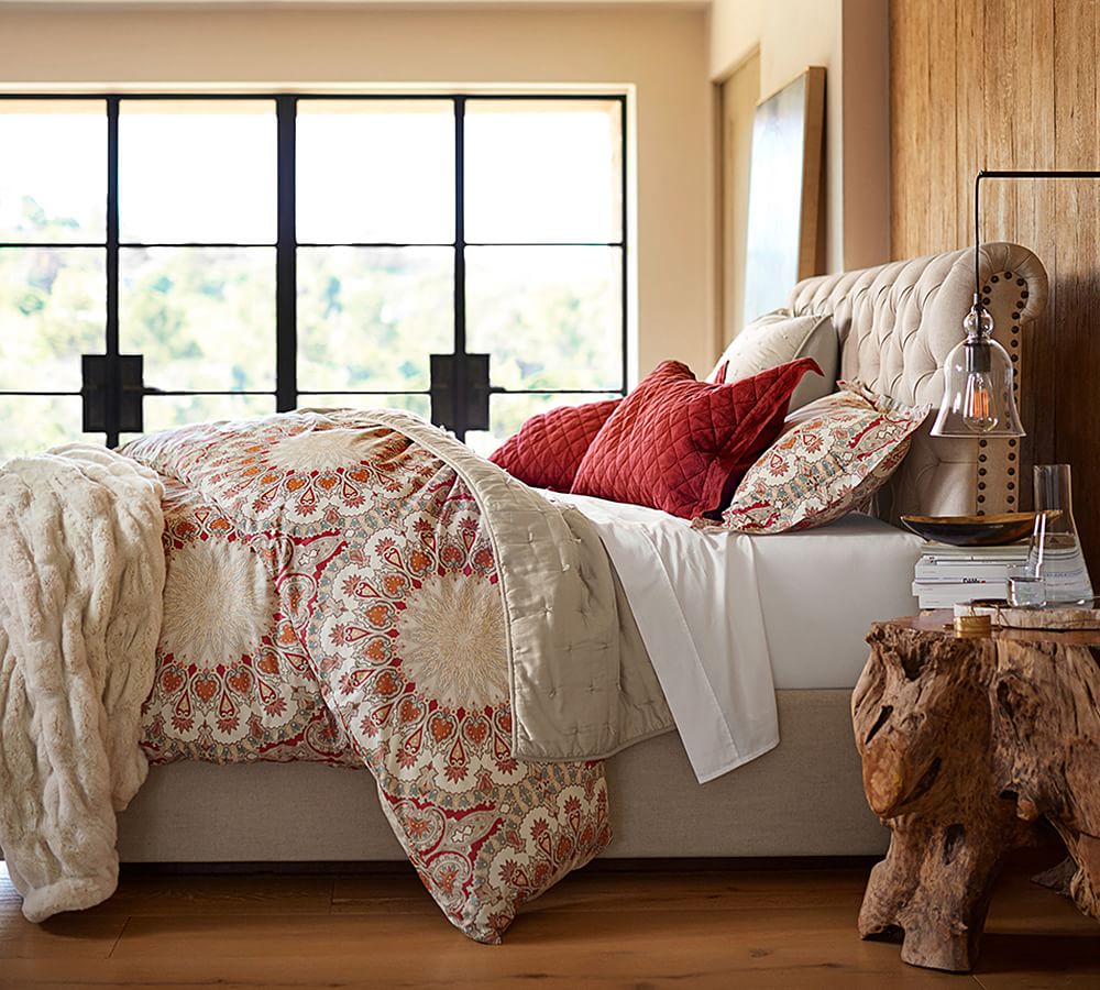 Pottery barn valencia store duvet