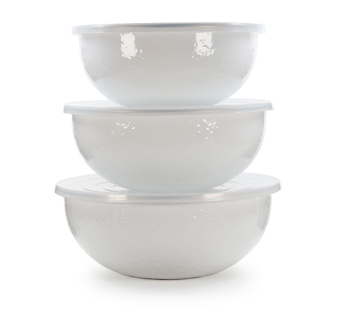 Mixing Bowls, 3-Piece Set - Enamelware