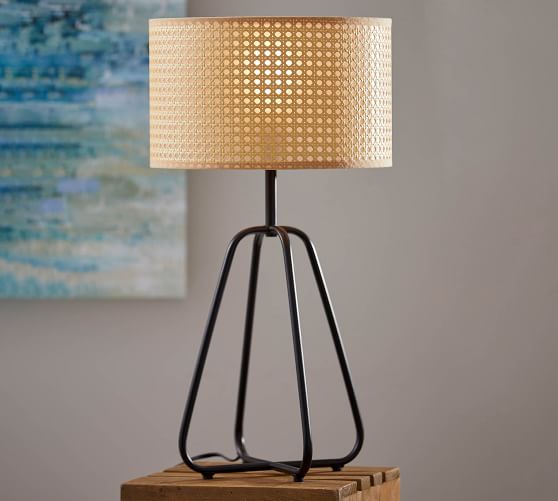 Abacus Cane Table Lamp | Pottery Barn