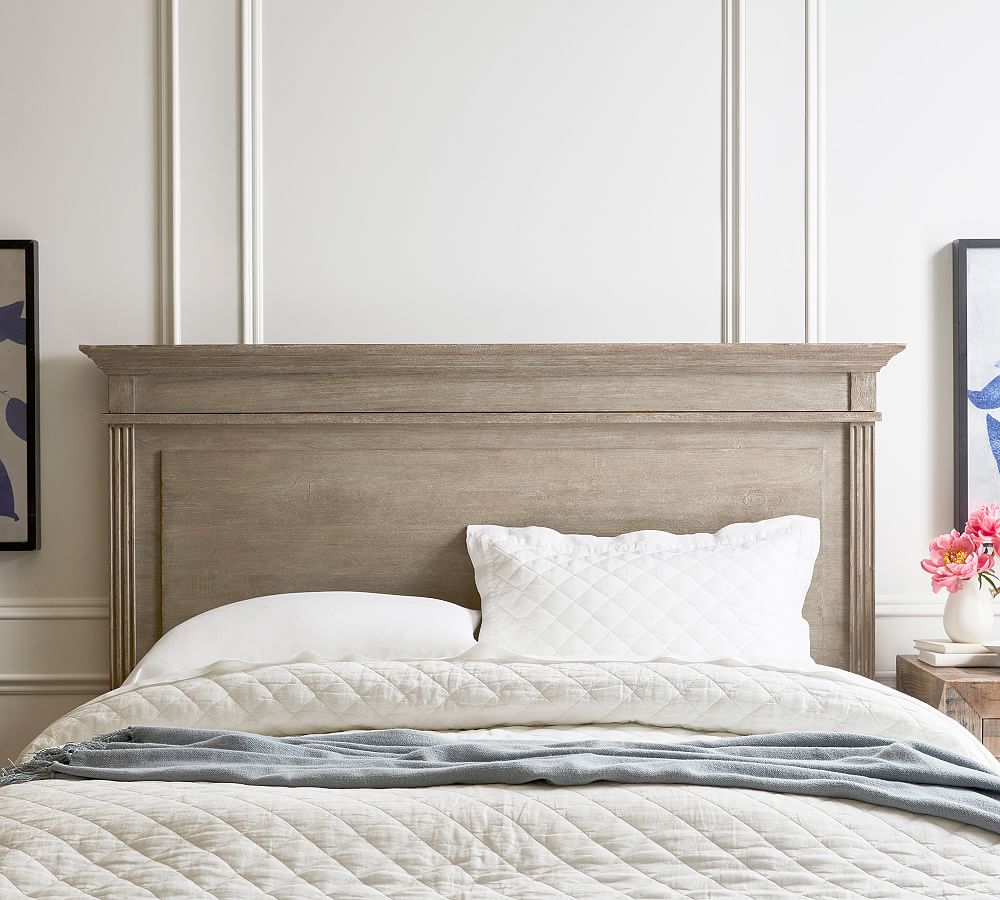 Gray wash clearance headboard