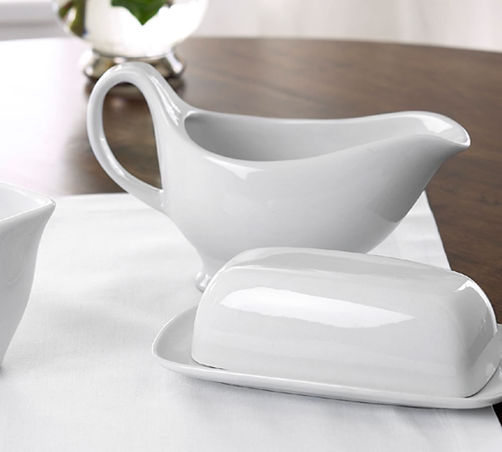 Great White Butter Dish Pottery Barn