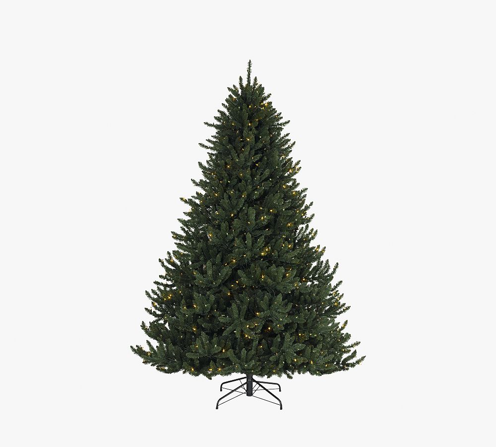 Lit Valley Fir Faux Christmas Tree Pottery Barn