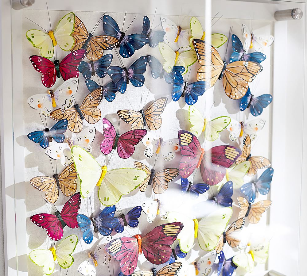 Mariposa Butterfly Shadow Box | Pottery Barn