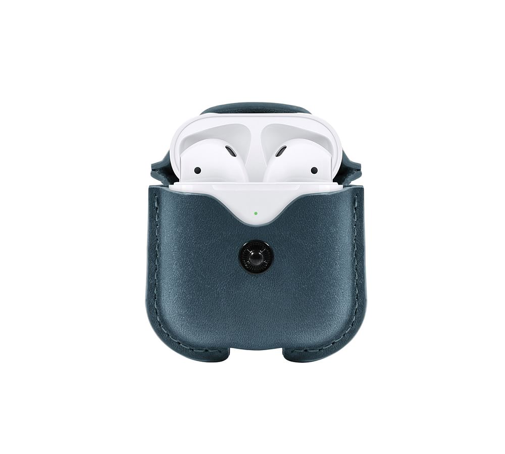 Luxury Square Leather Silicone Airpods Pro 1 2 Case For Airpods