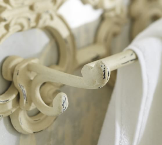 Antique Scroll Towel Bar Pottery Barn