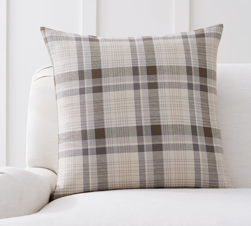 Colin Plaid Decorative Pillow Cover | Pottery Barn