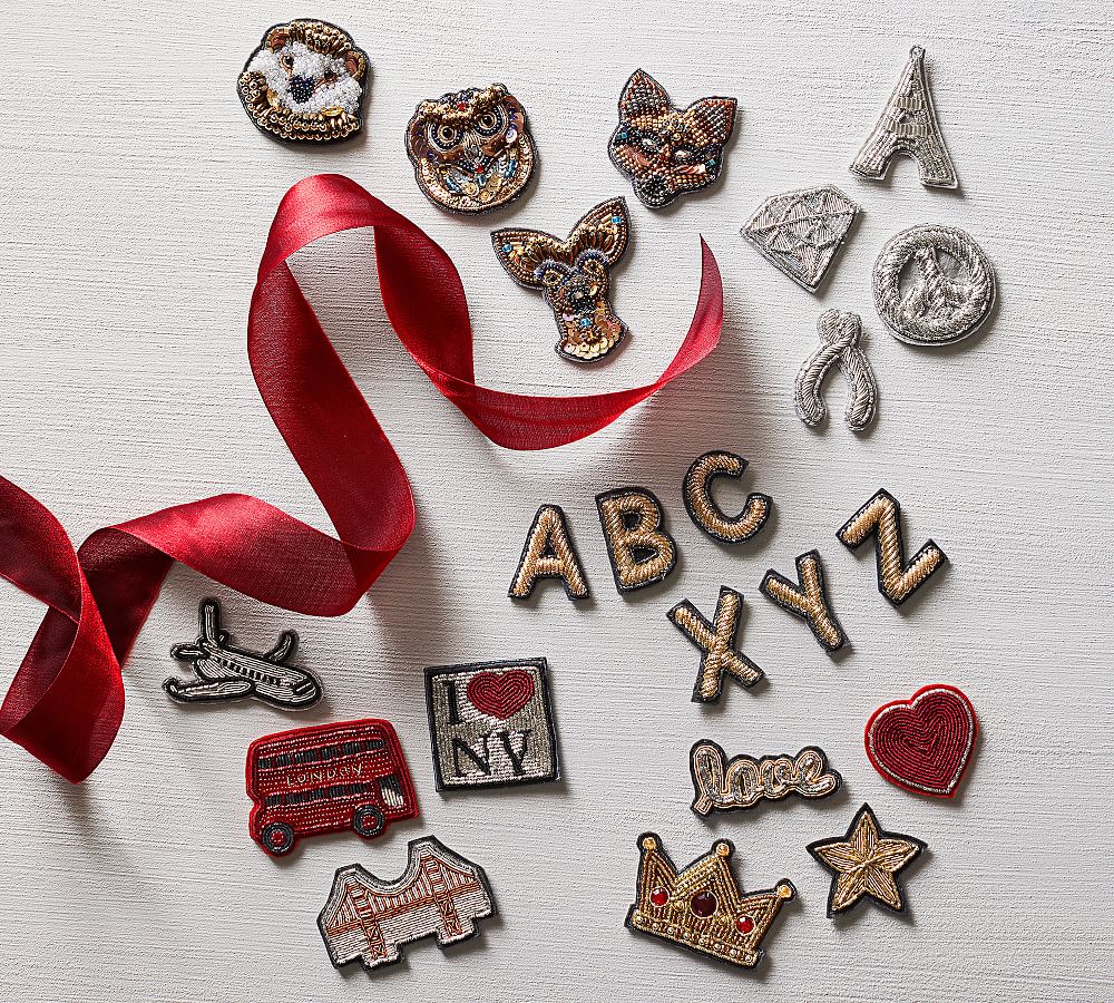 Beaded Sticker - Letter | Pottery Barn