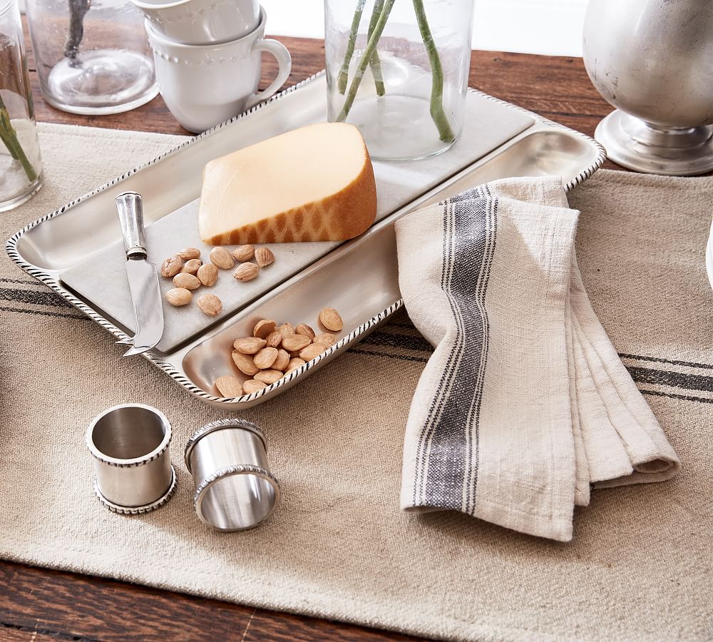 Zig Dobby Striped Cotton Napkins - Set of 6