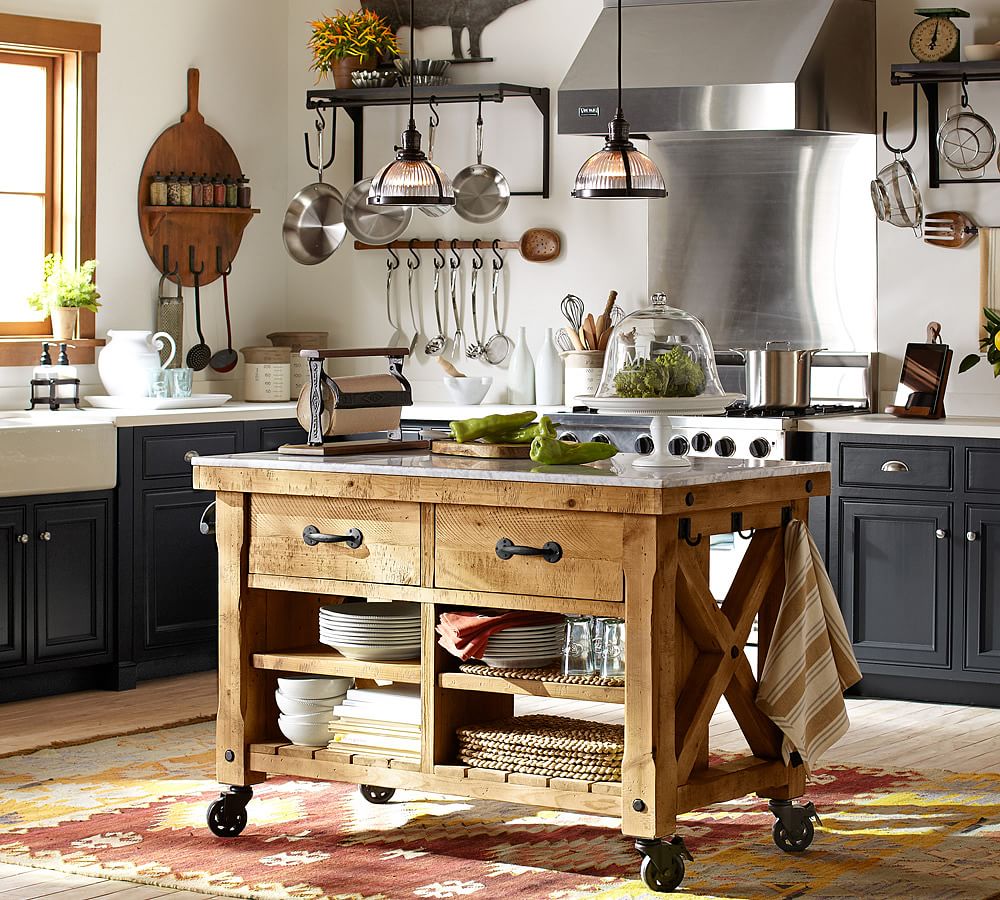 Countertop Cookbook and Recipe Holder Kitchen Storage With Drawers