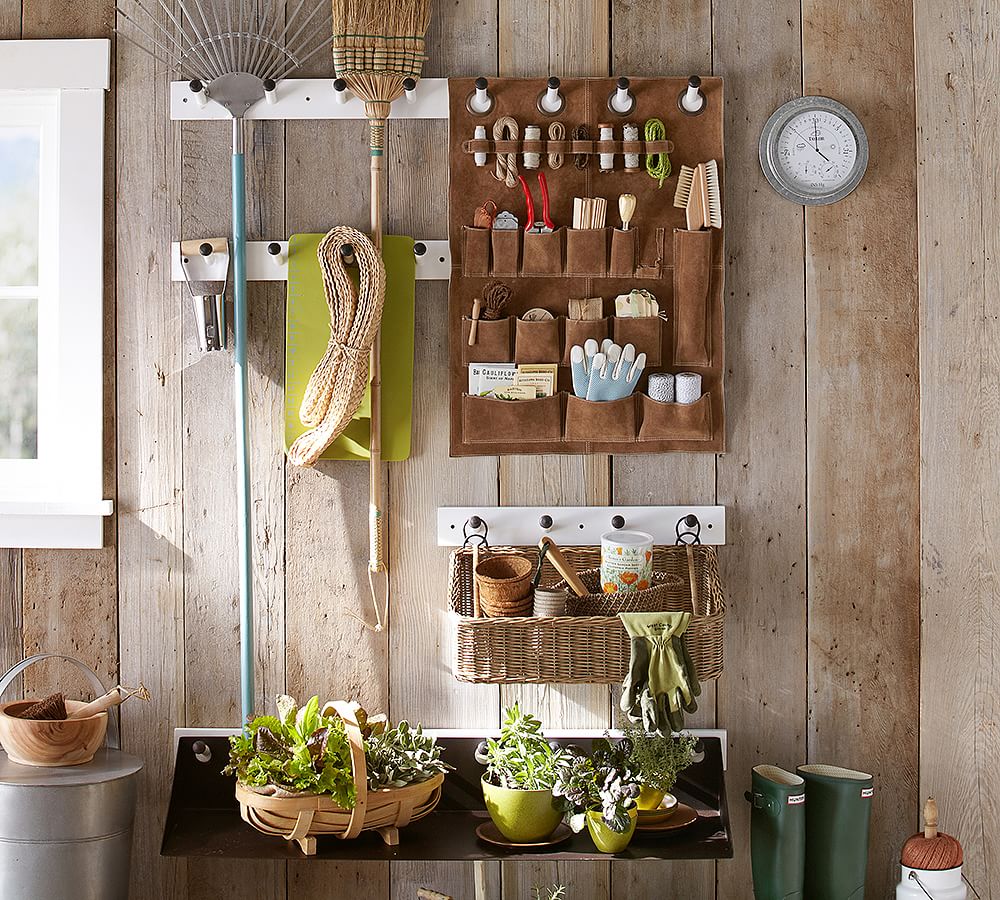 Gabrielle Organizer Hanging Tray Basket | Pottery Barn