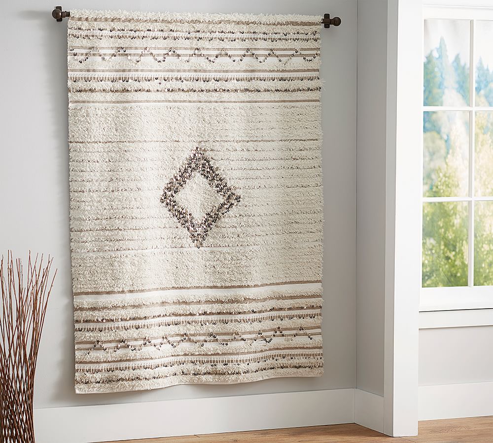 Moroccan Wedding Blanket Canvas Wall Decor Pottery Barn